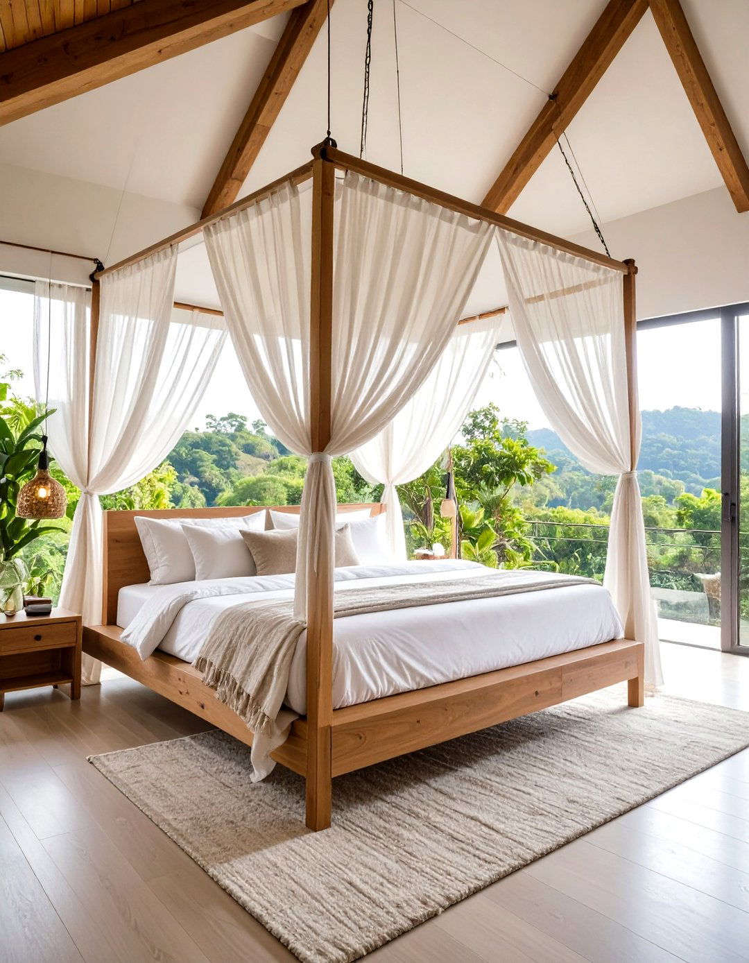 Floating Ceiling Mounted Canopy Bed - 20 Canopy Bed Ideas