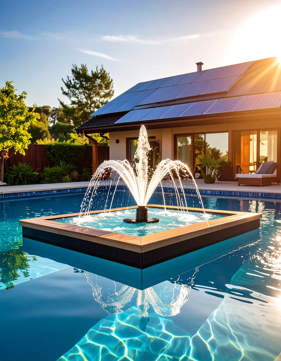 Floating Decorative Fountains Portable Pool Fountain Options - 20 Pool Fountain Ideas