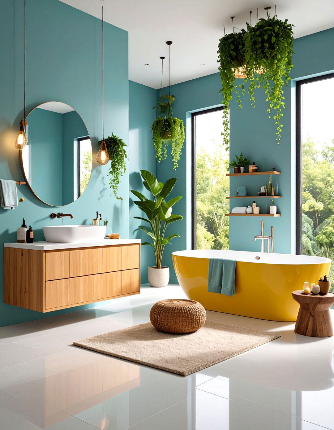 Floating Furniture Minimalist Interior Design with Spatial Flow - 20 Minimalist Interior Design Ideas