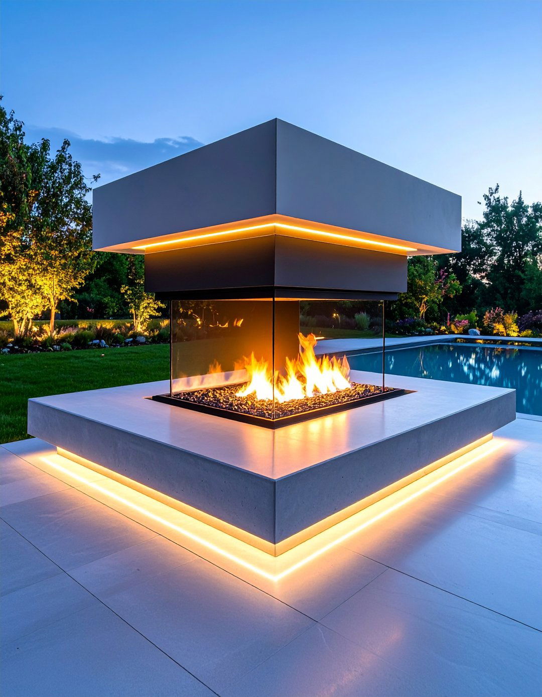 Floating Hearth Gas Fireplace - 20 Gas Fireplace Ideas
