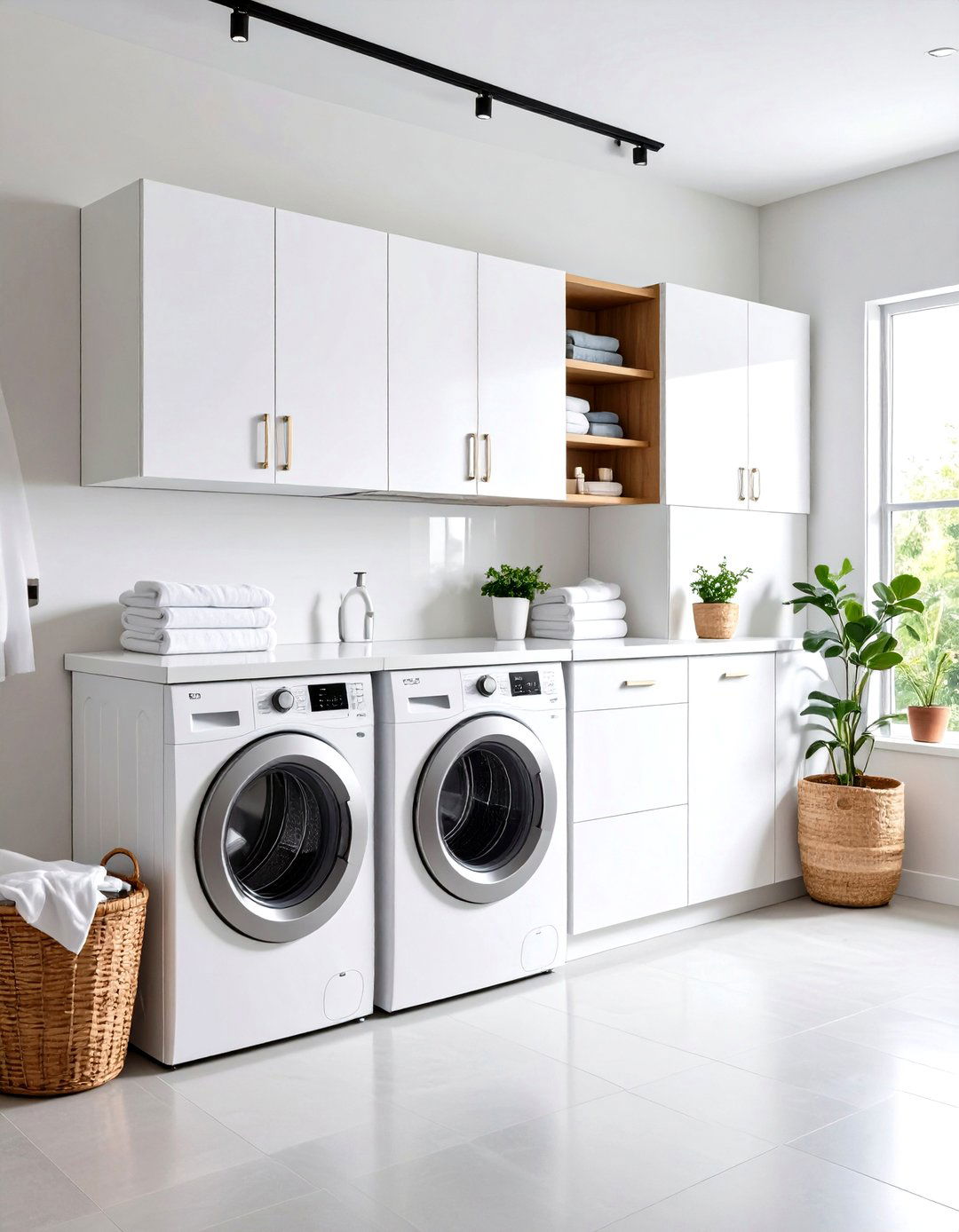 Floating Laundry Room Cabinet Systems - 20 Laundry Room Cabinet Ideas