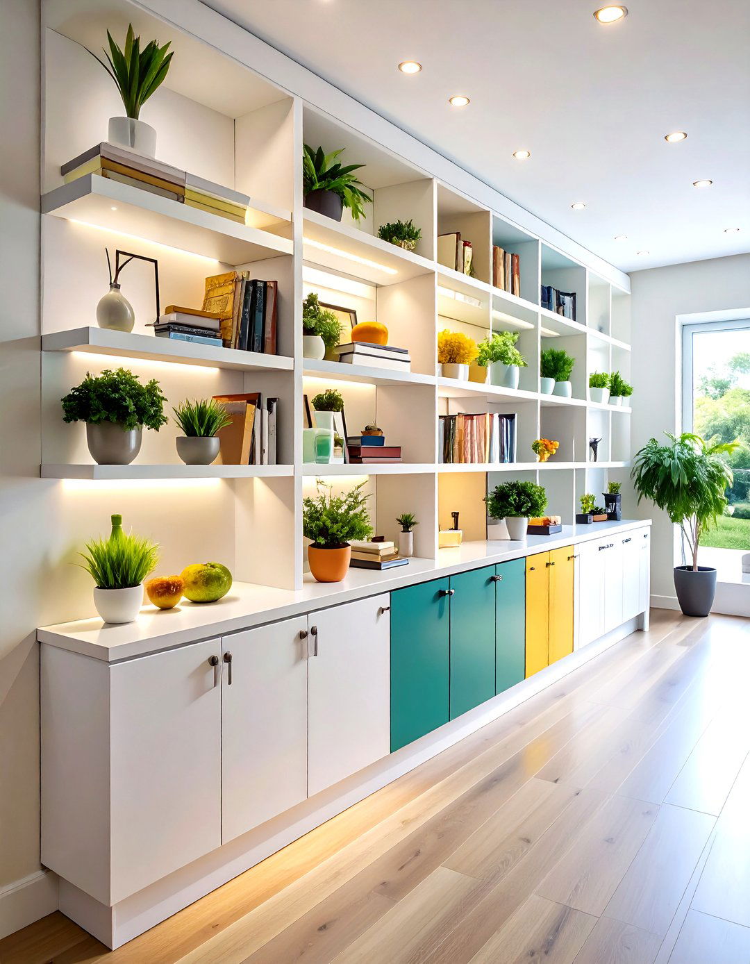 Floating Ledge Display - 20 Wall Collage Ideas