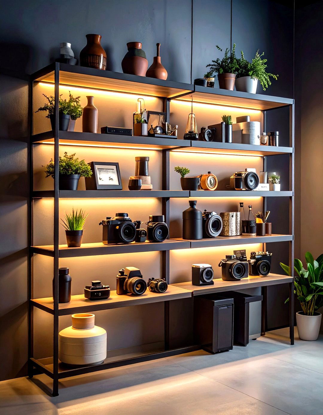 Floating Shelf Display Home Office Background - 20 Home Office Background Ideas