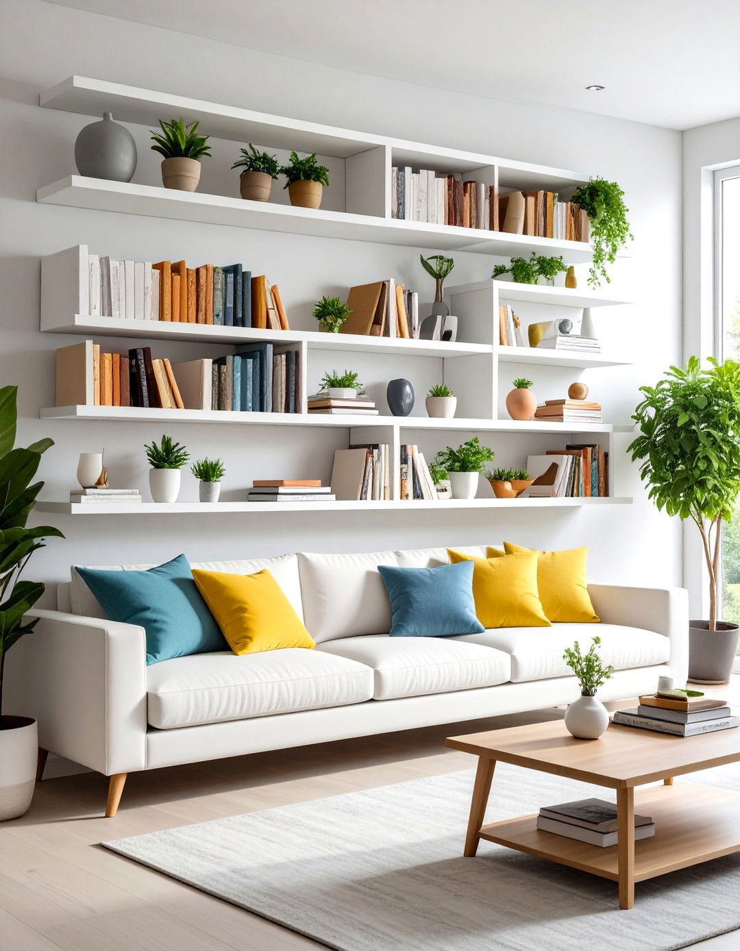 Floating Shelves - 20 Wall Storage Ideas