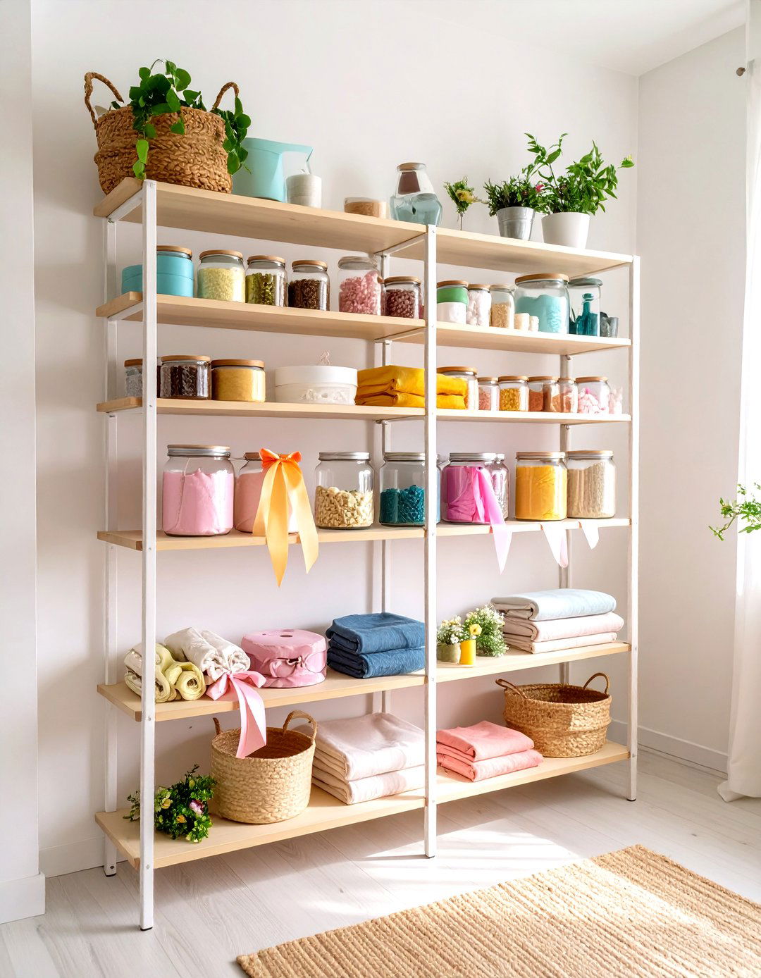 Floating Shelves and Ledges - 20 Small Craft Room Ideas