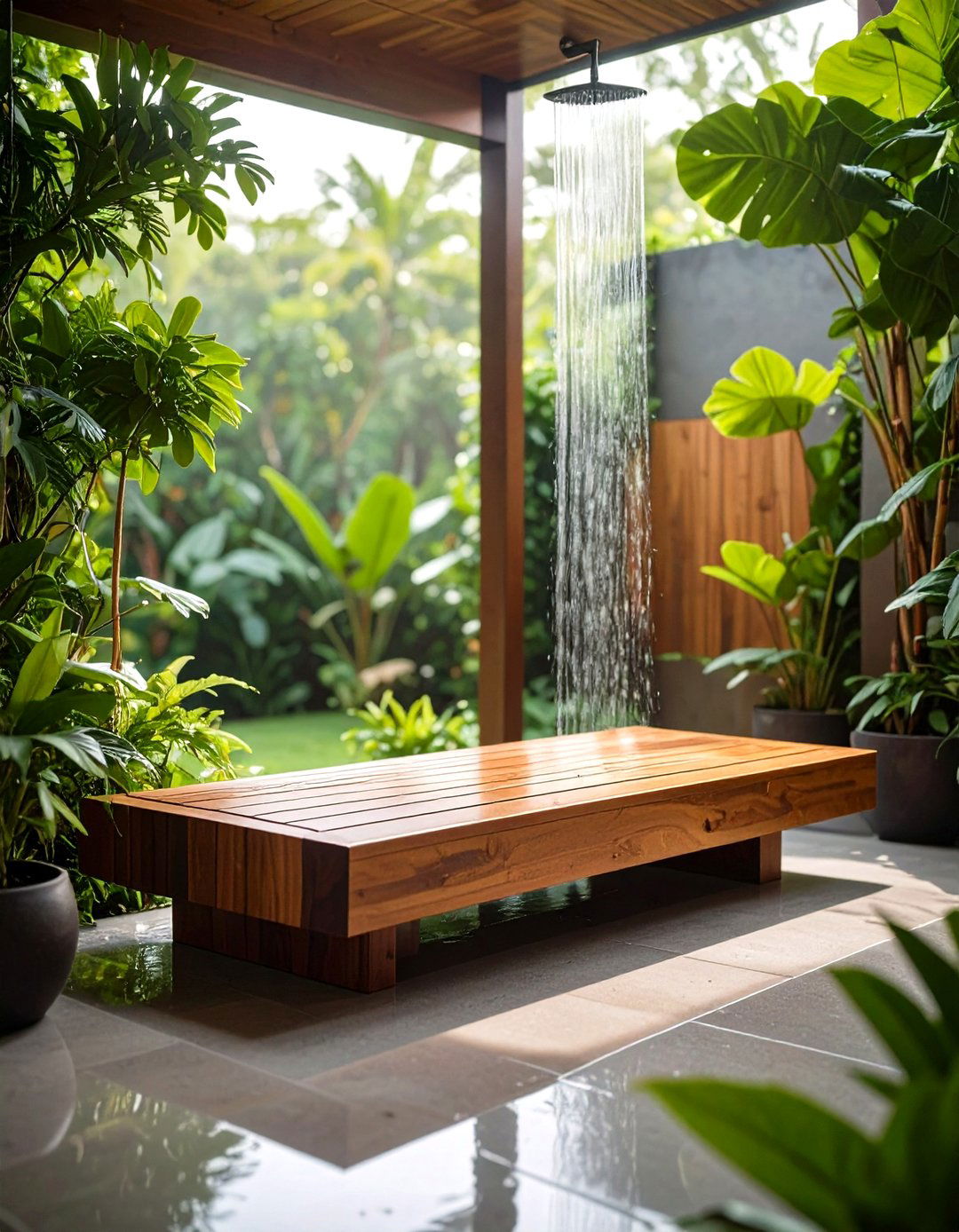 Floating Shower Bench - 20 Small Shower Ideas