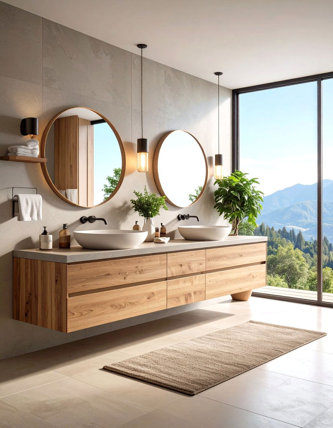 Floating Vanity Designs for Modern Bathroom Appeal - 20 Cozy Bathroom Ideas