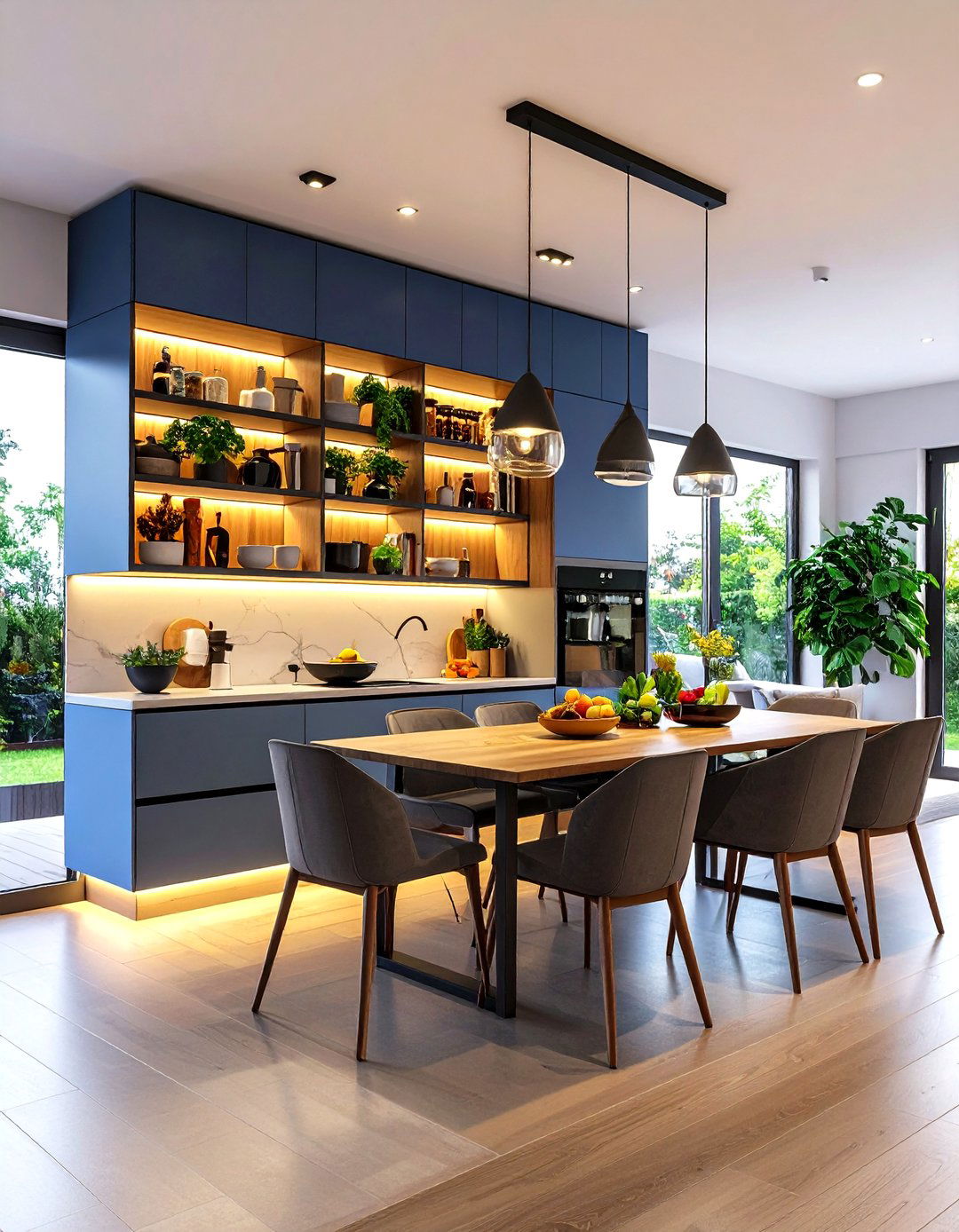 Floating Wall Mounted Dining Room Hutch - 20 Dining Room Hutch Ideas