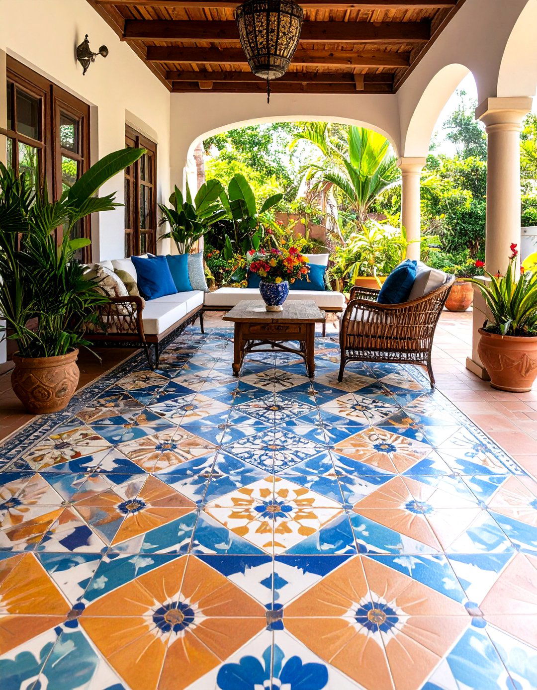 Floor Tile Patterns - 20 Veranda Ideas