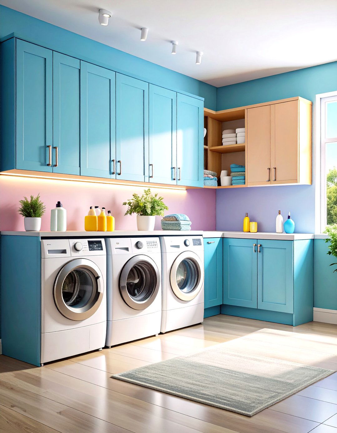 Floor to Ceiling Laundry Room Storage Cabinet Systems - 20 Laundry Room Storage Ideas