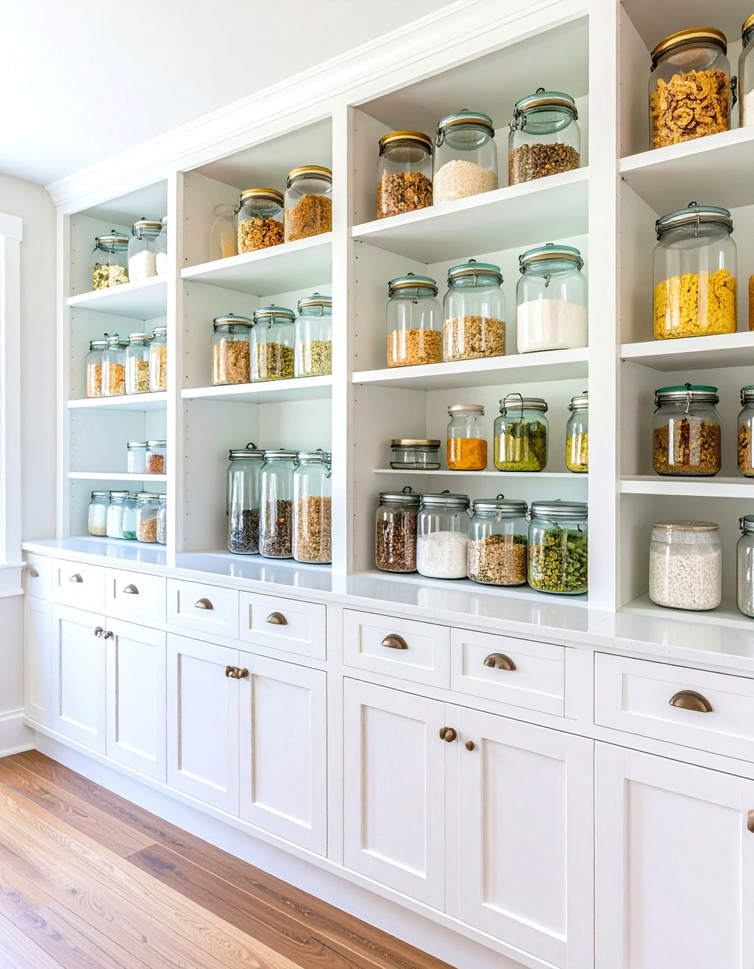 Floor to Ceiling Pantry Shelves - 20 Walk in Pantry Ideas
