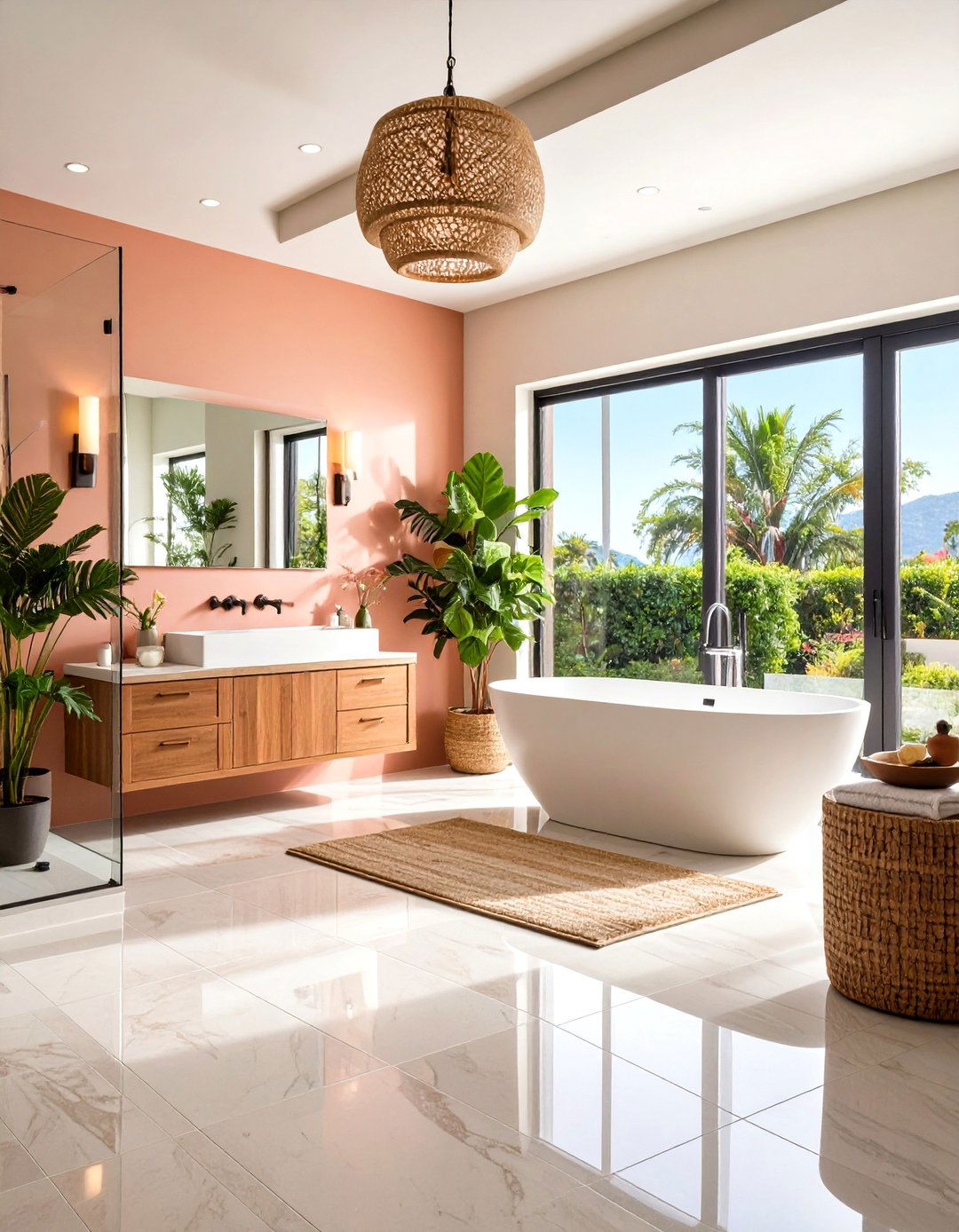 Floor to Ceiling Tile - 20 Tub-shower Combo Ideas