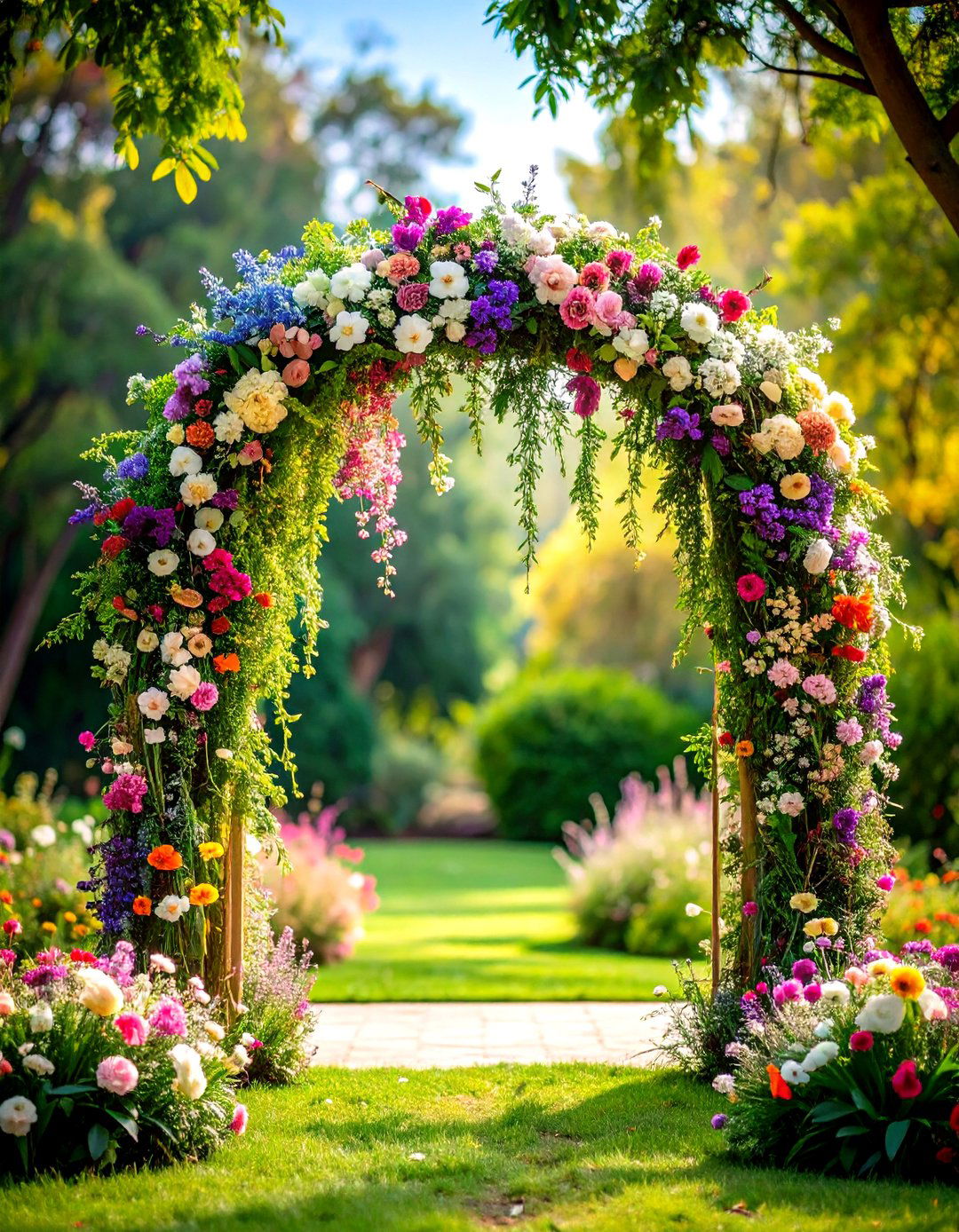 Floral Ceremony Arch - 20 Spring Wedding Ideas