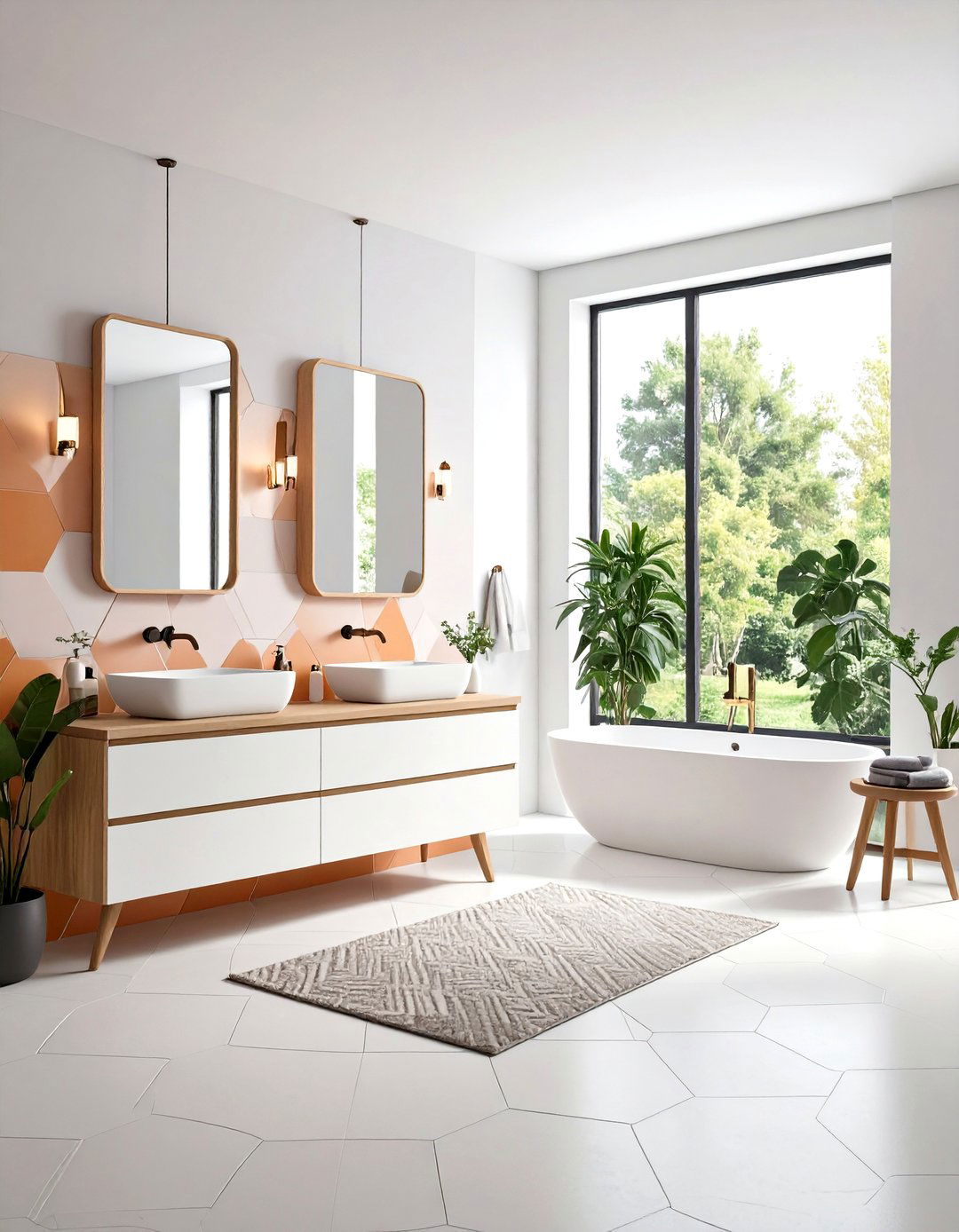 Floral Powder Room - 20 Powder Room Ideas