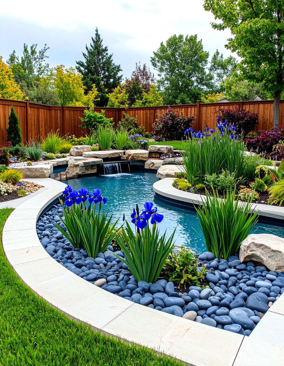 Florida Backyard Lagoon Style Wildlife Pond - 20 Florida Backyard Ideas