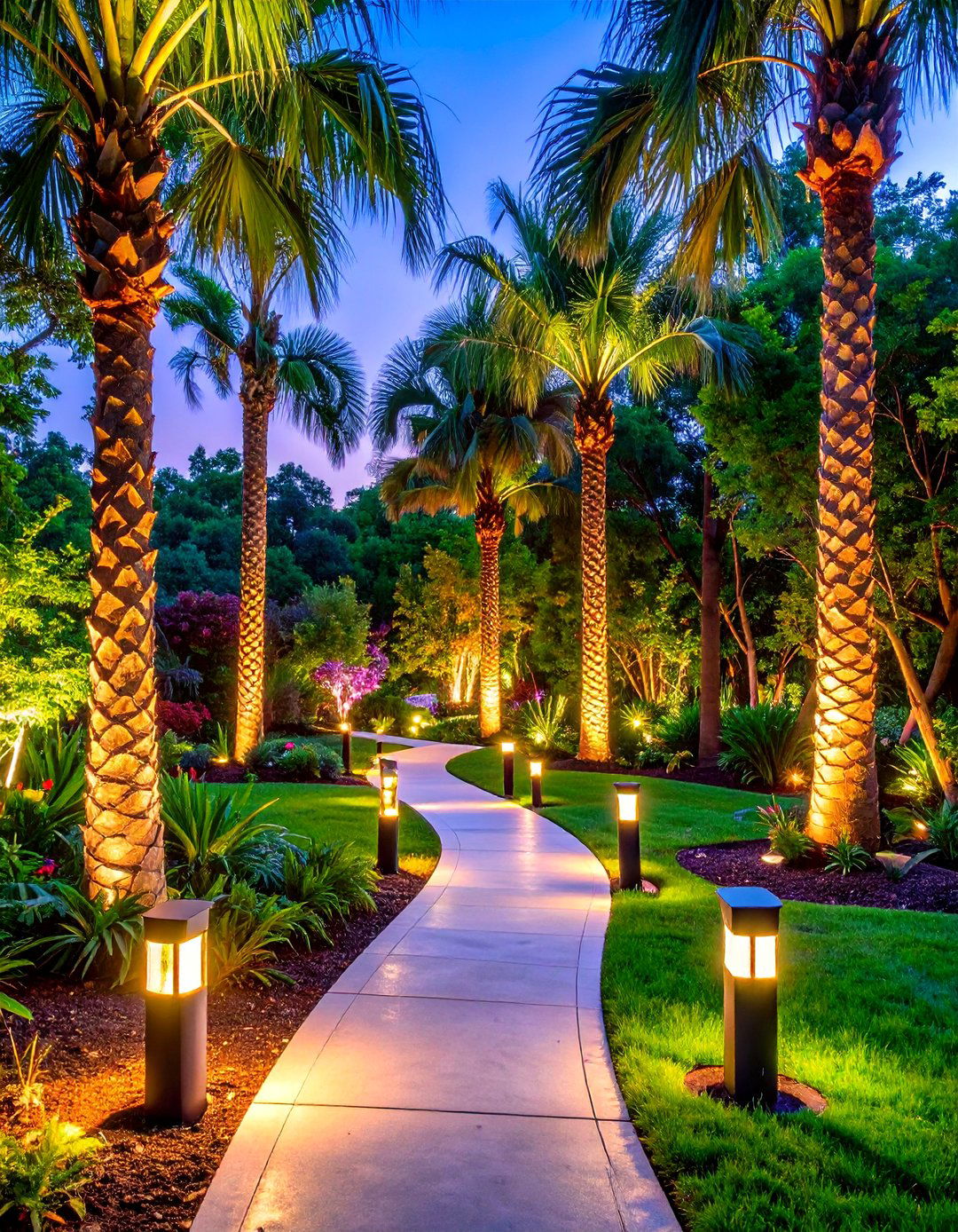 Florida Backyard Low Voltage LED Landscape Lighting - 20 Florida Backyard Ideas