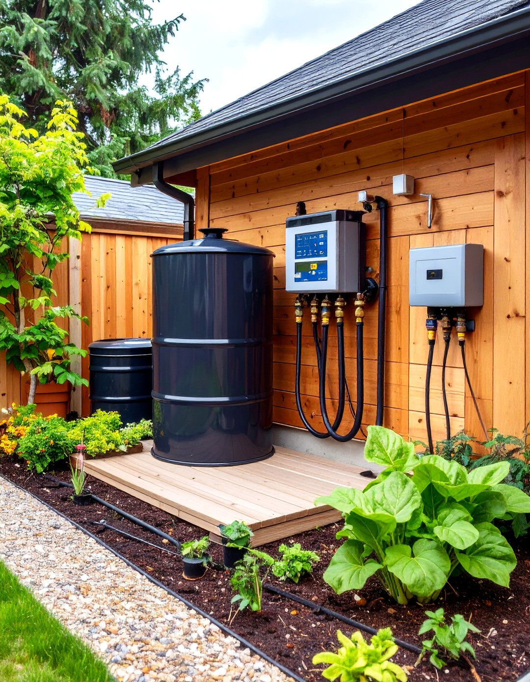 Florida Backyard Smart Irrigation and Rain Barrel System - 20 Florida Backyard Ideas