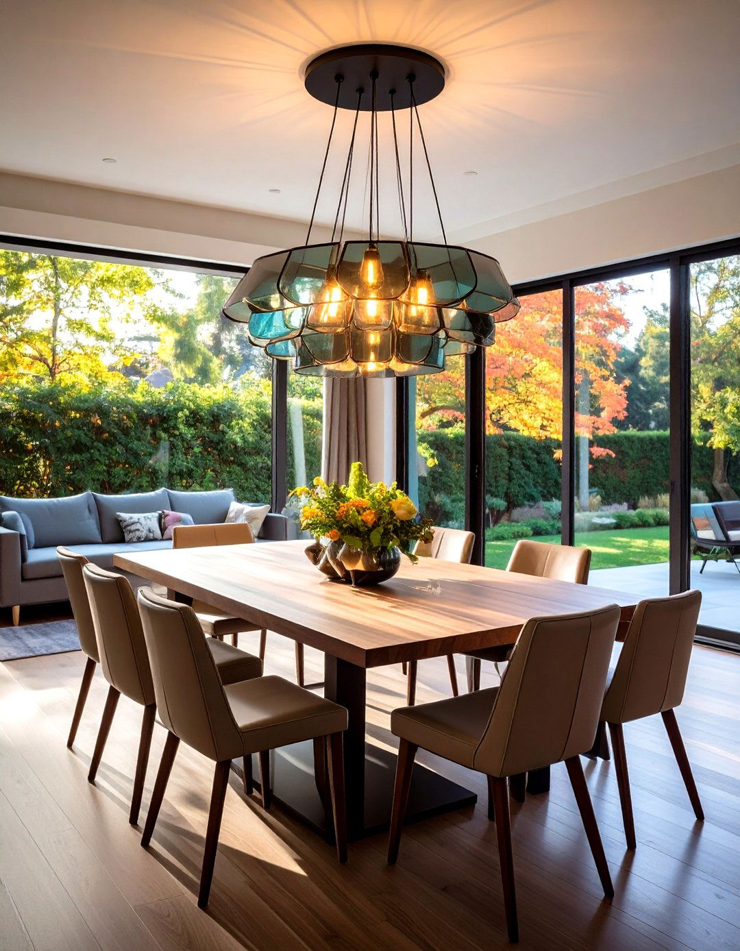 Flush Mount Ceiling Lights - 20 Small Dining Room Lighting Ideas