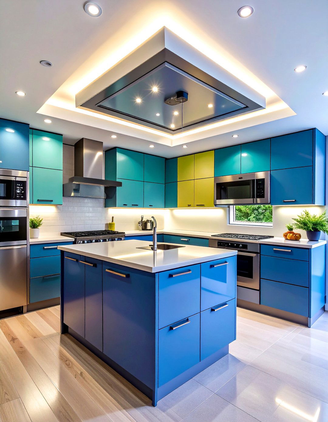 Flush Mount Ceiling Lights - 20 Small Kitchen Lighting Ideas