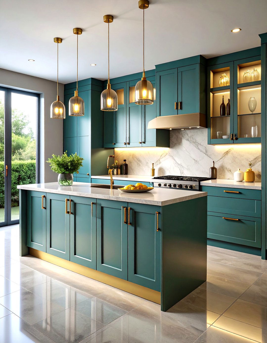 Fluted Glass Kitchen Door Design - 20 Kitchen Door Design Ideas