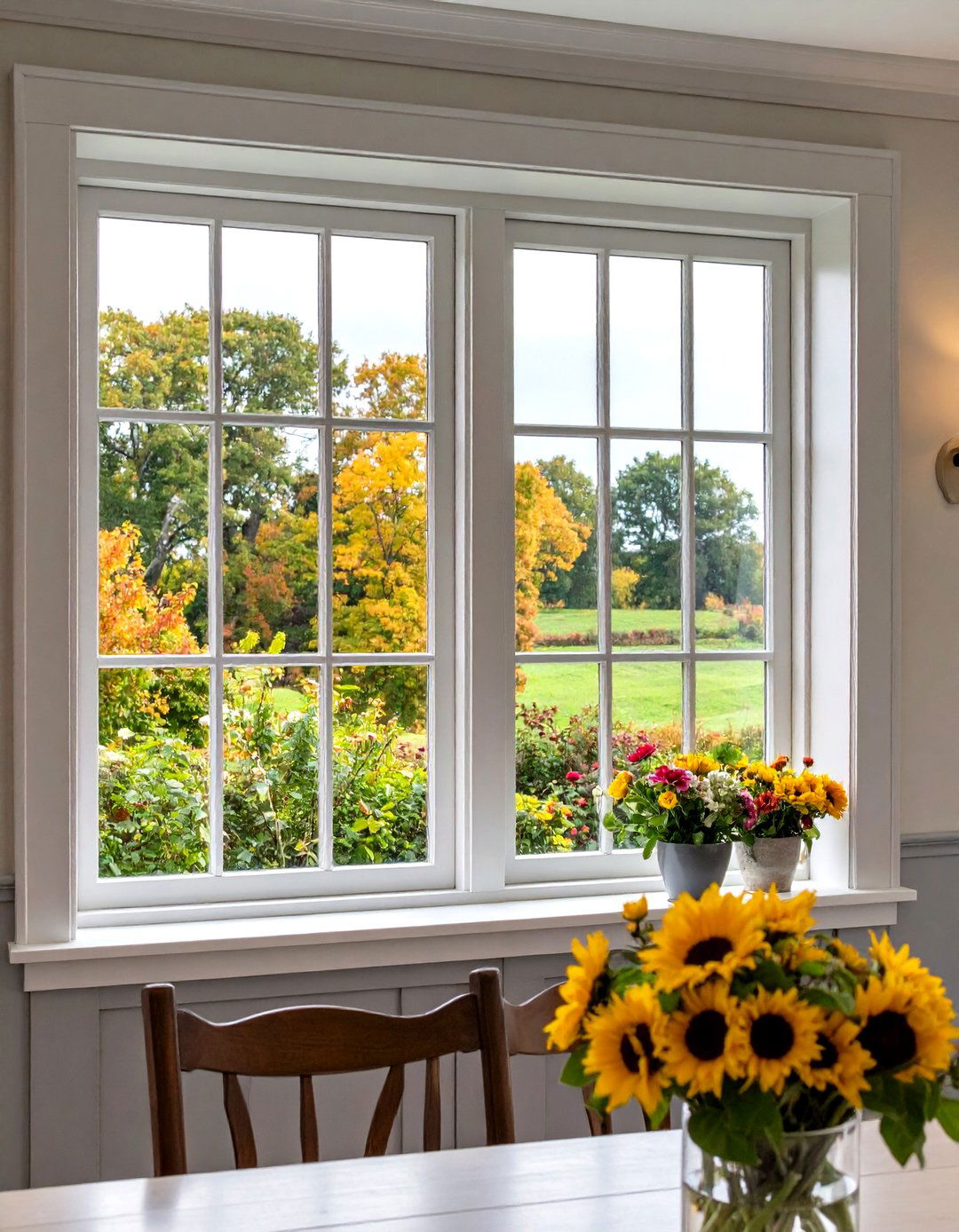 Fluted Window Trim Details - 20 Farmhouse Interior Window Trim Ideas