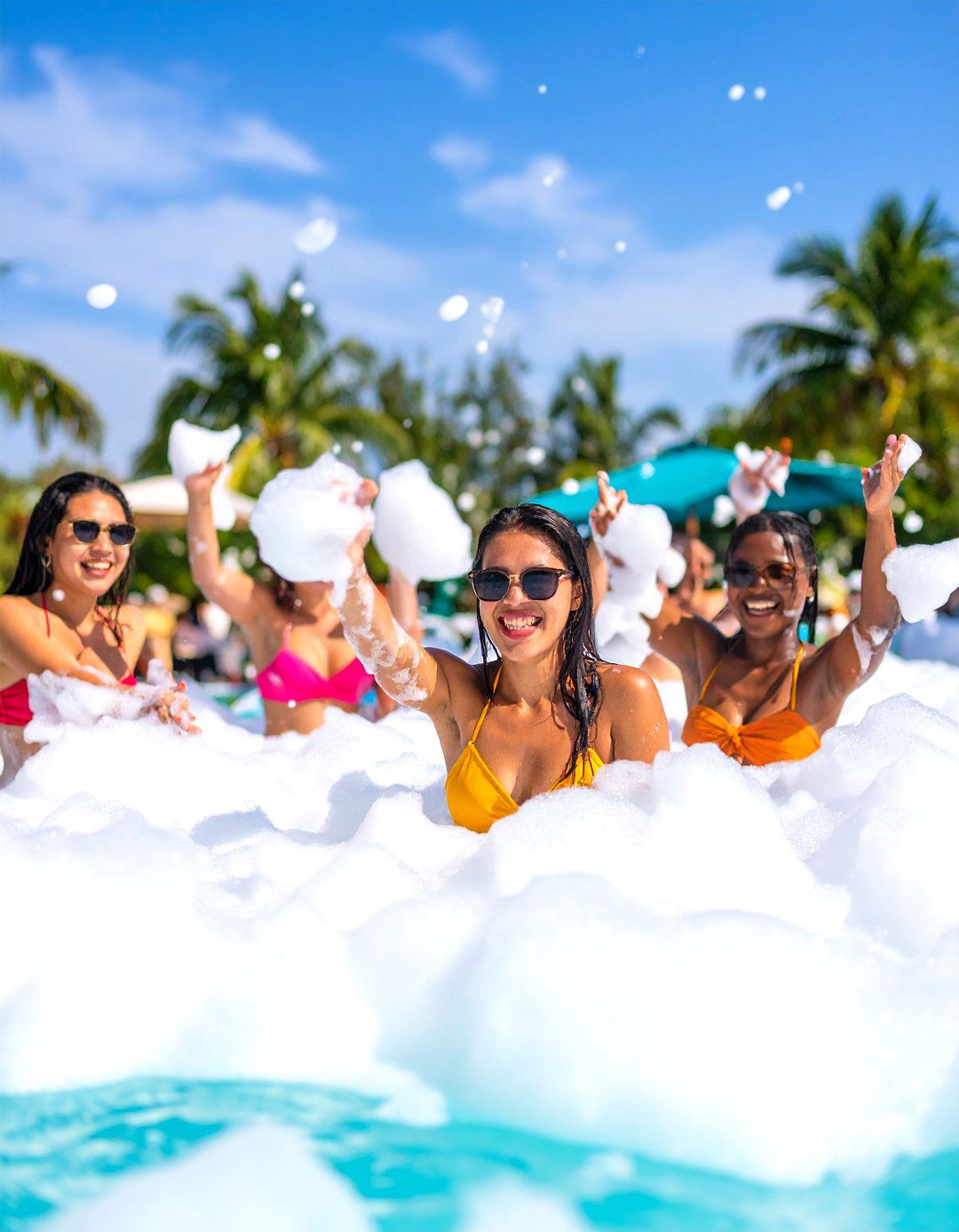 Foam Pool Party Bubble Extravaganza - 20 Pool Party Ideas