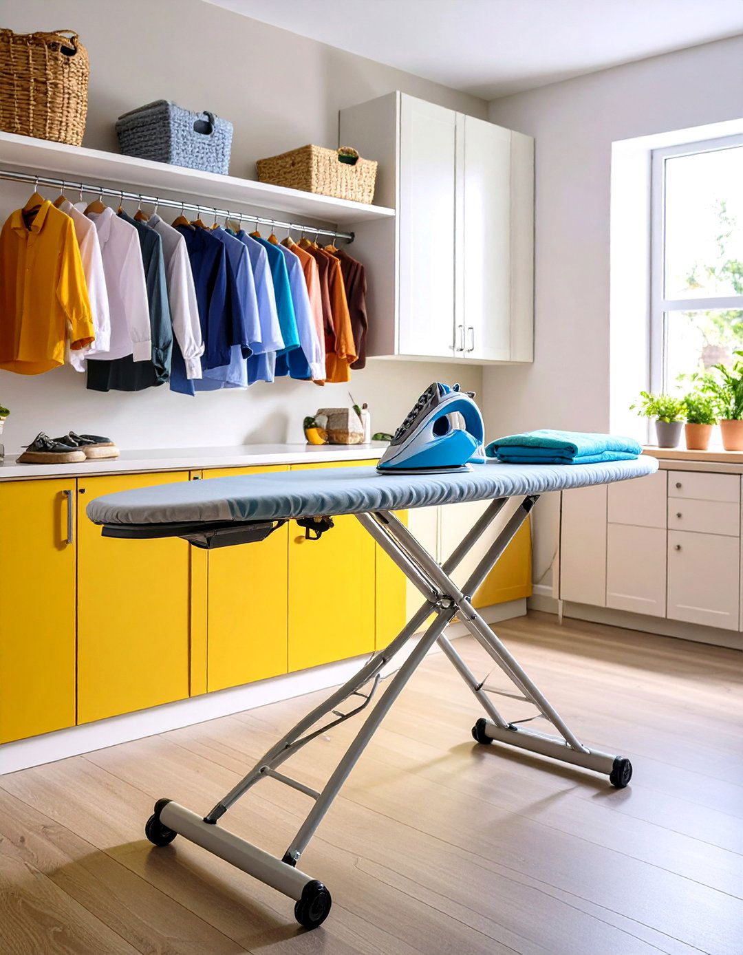 Fold Down Ironing Board - 20 Small Utility Room Ideas