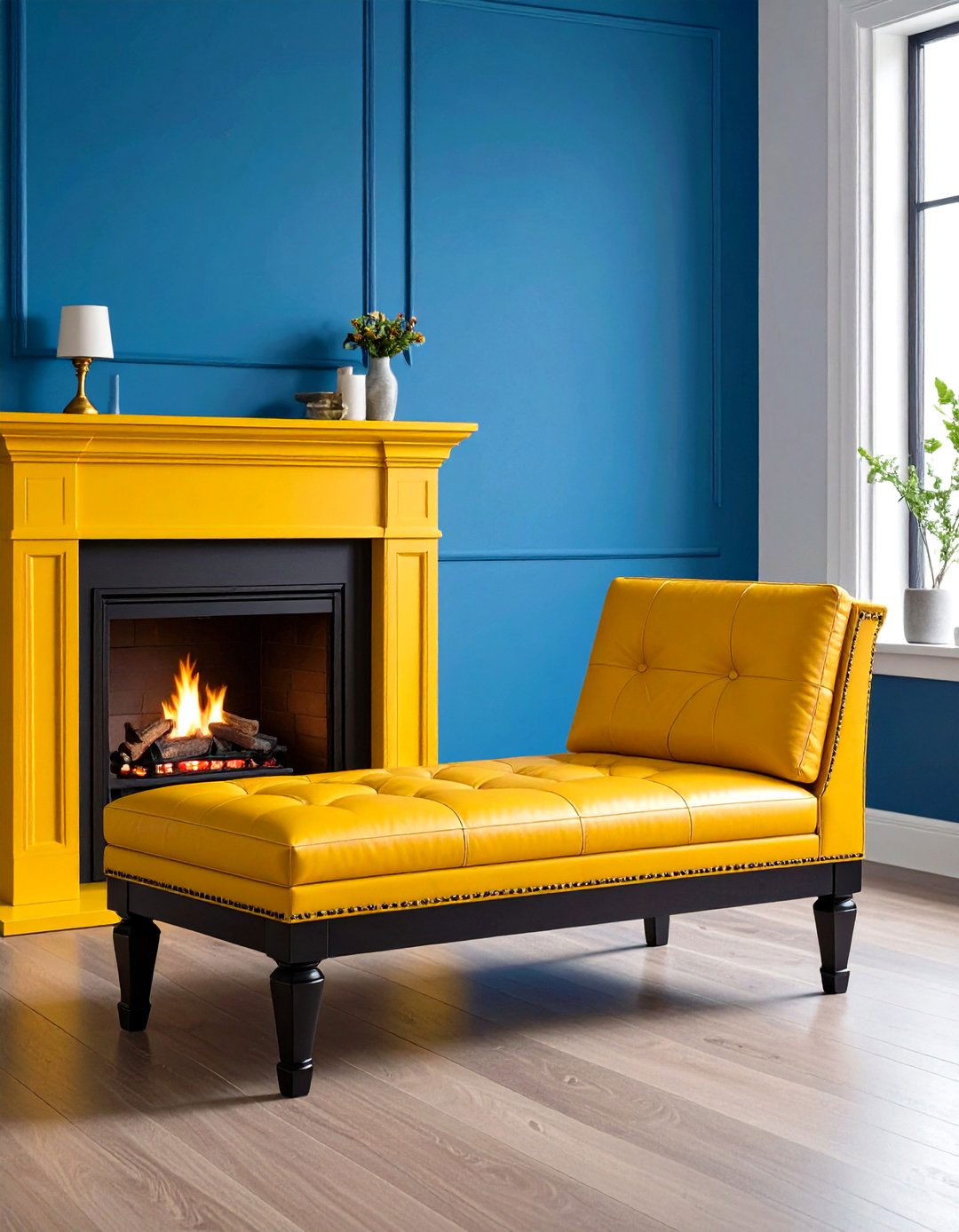Fold Down Murphy Fireplace Bench for Small Spaces - 20 Fireplace Bench Ideas