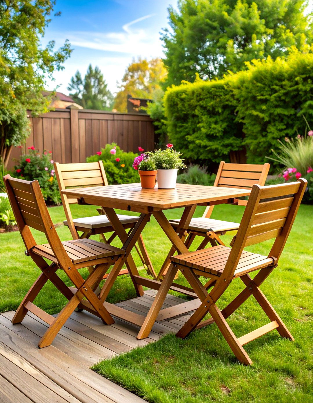 Foldable Furniture - 20 Small Patio Ideas