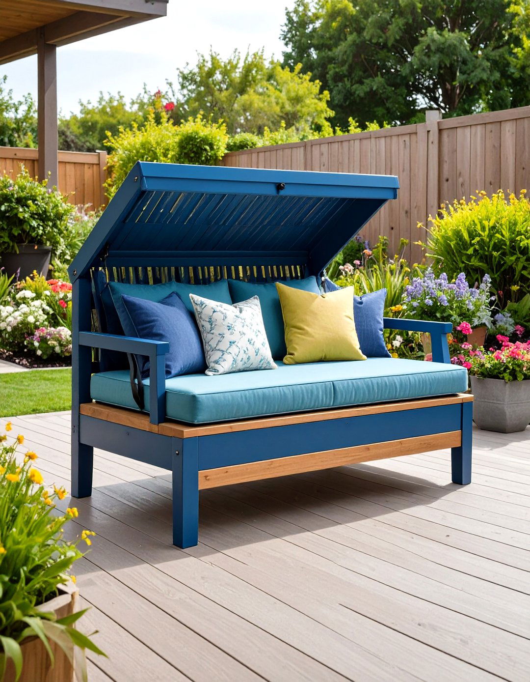 Foldable Metal Bistro Garden Bench - 20 Garden Bench Ideas