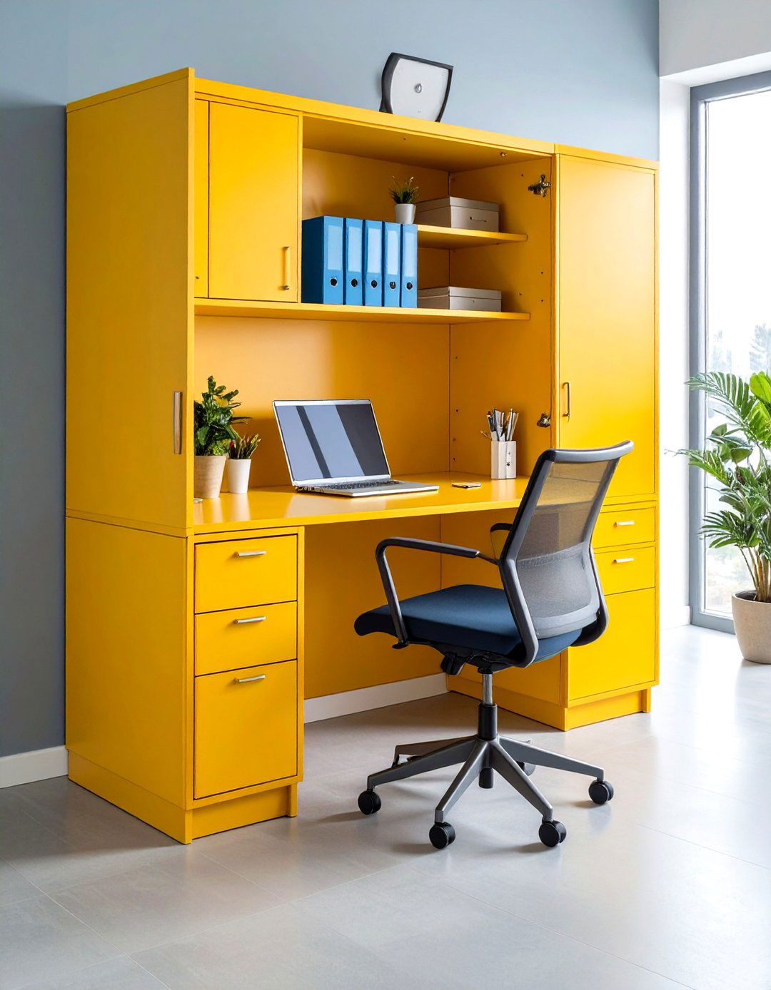 Foldable and Secret Desks - 20 Small Office Ideas