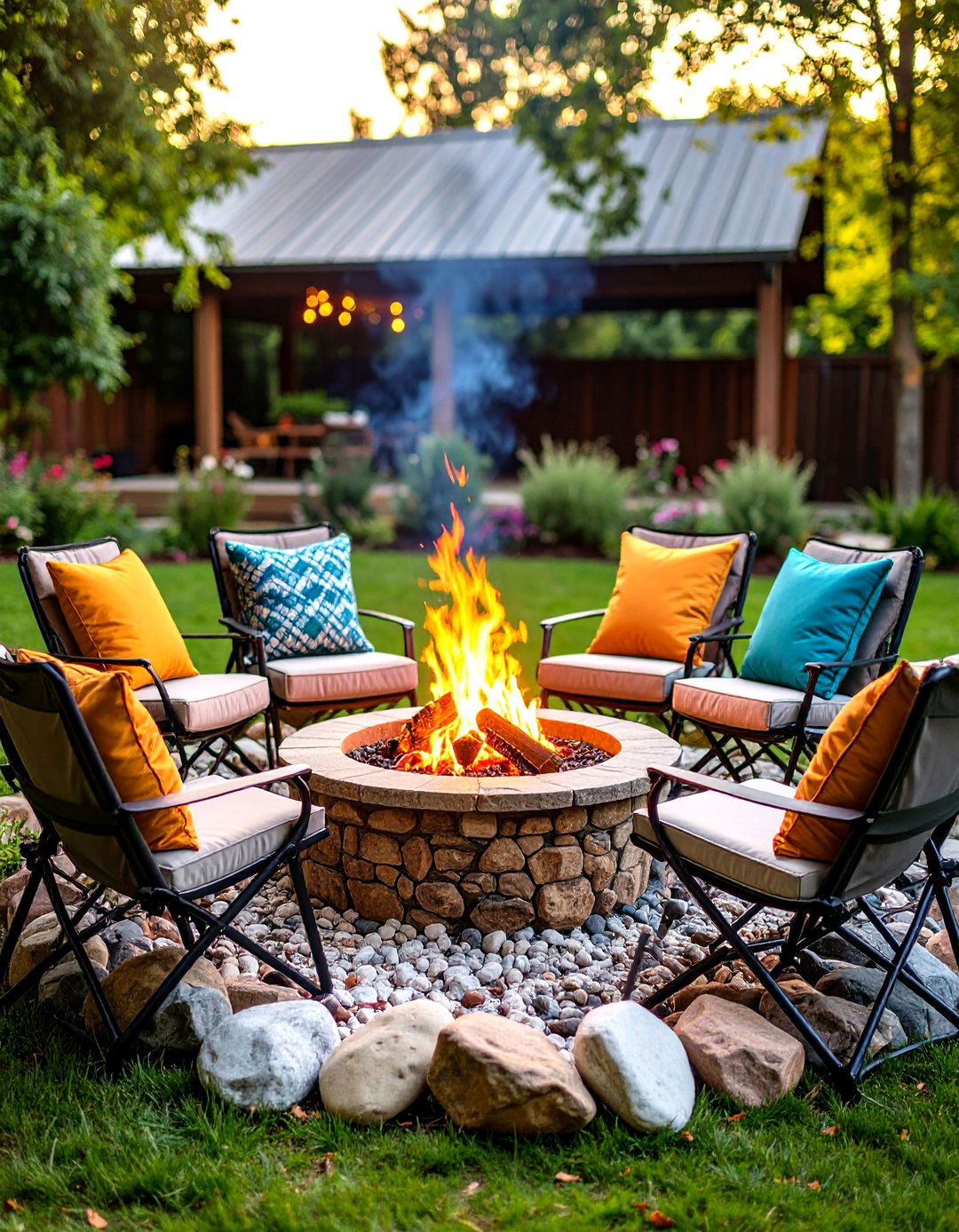 Folding Camp Fire Pit Chairs - 20 Fire Pit Seating Ideas