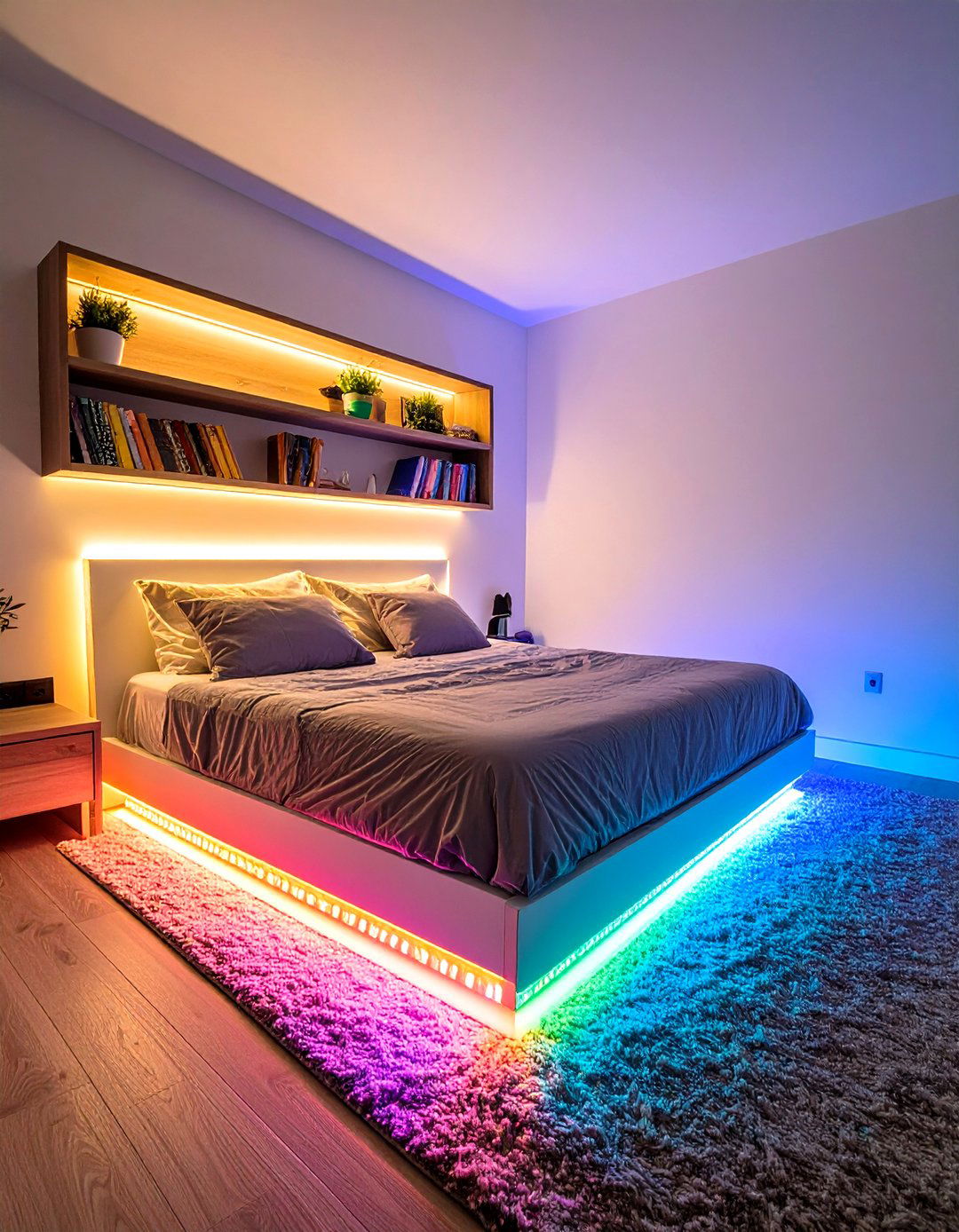 Football Room Decor LED Accent Strip Lighting - 20 Football Room Decor Ideas