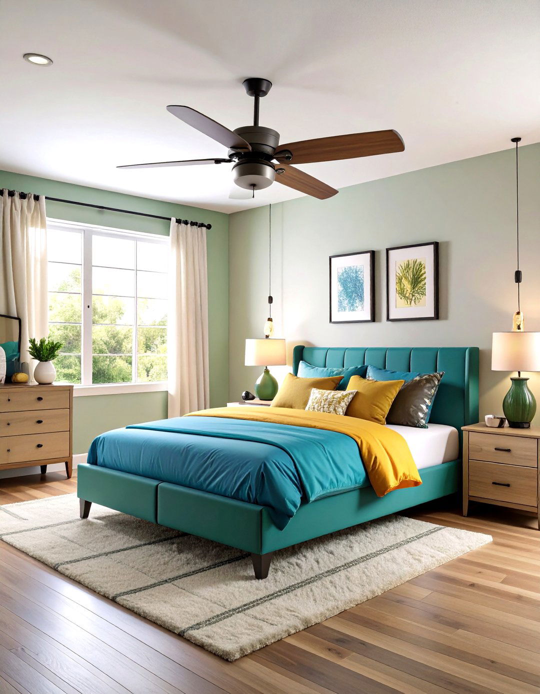 Football Room Decor Sports Ceiling Fan Blades - 20 Football Room Decor Ideas