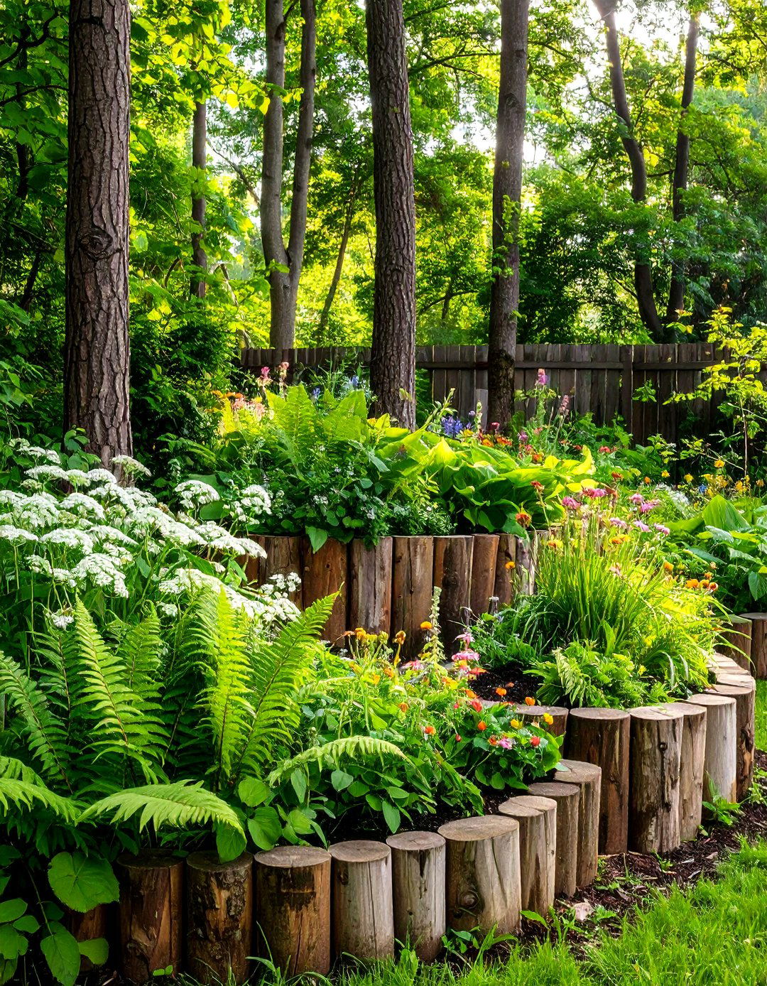 Forest Edge Multi Level Beds - 20 Tiered Garden Ideas