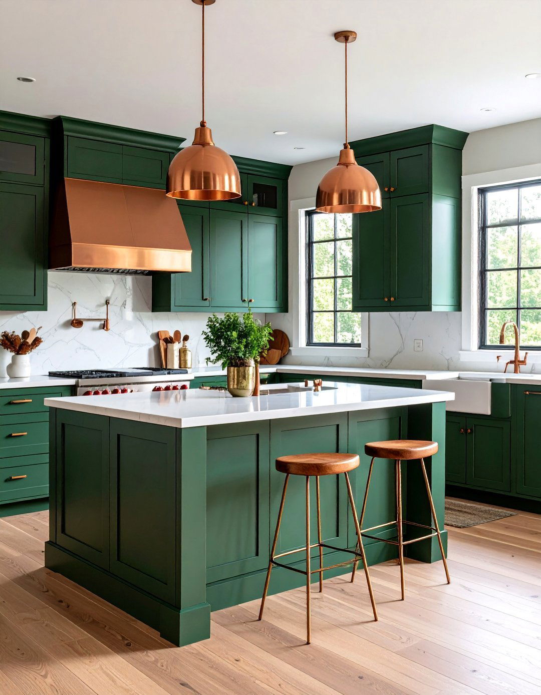 Forest Green Kitchen Island Depth - 20 Kitchen Island Color Ideas