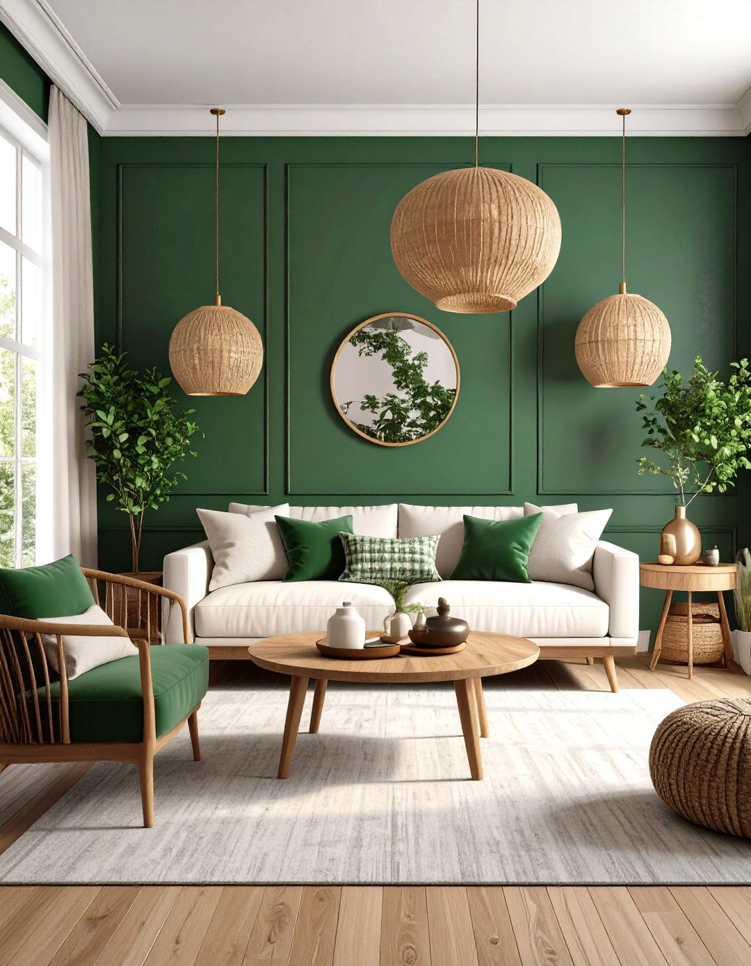 Forest Green Monochromatic Color Scheme for Rooms - 20 Monochromatic Color Schemes for Rooms