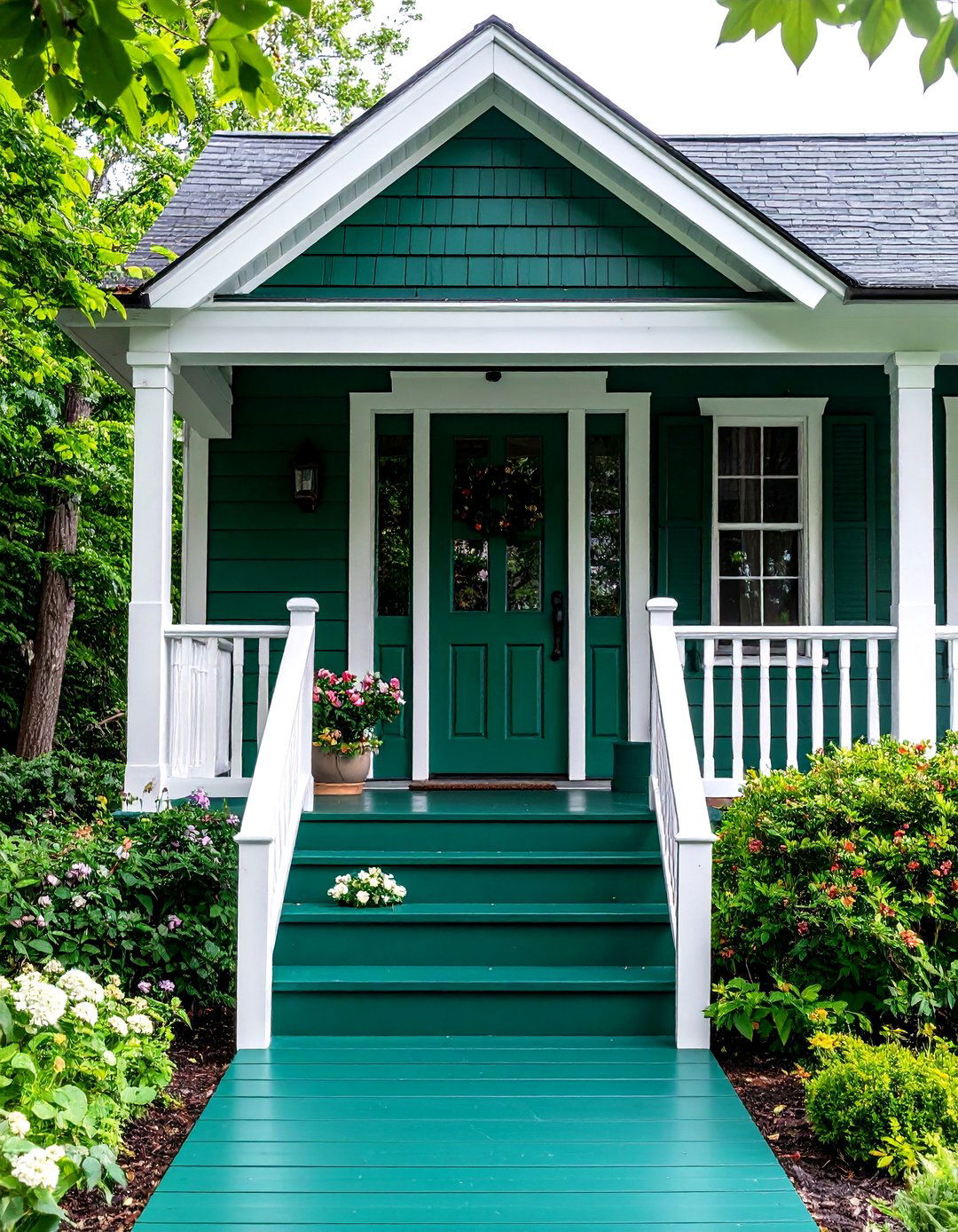 Forest Green Porch Paint Colors - 20 Porch Paint Colors