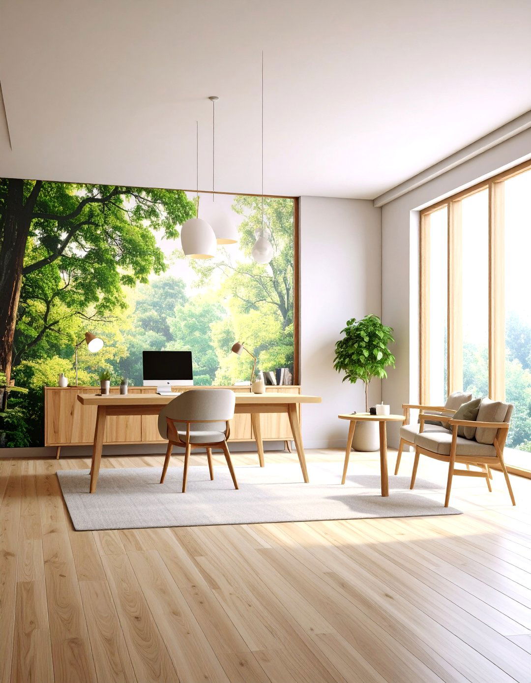 Forest Scene Office Wall Murals - 20 Office Wall Murals