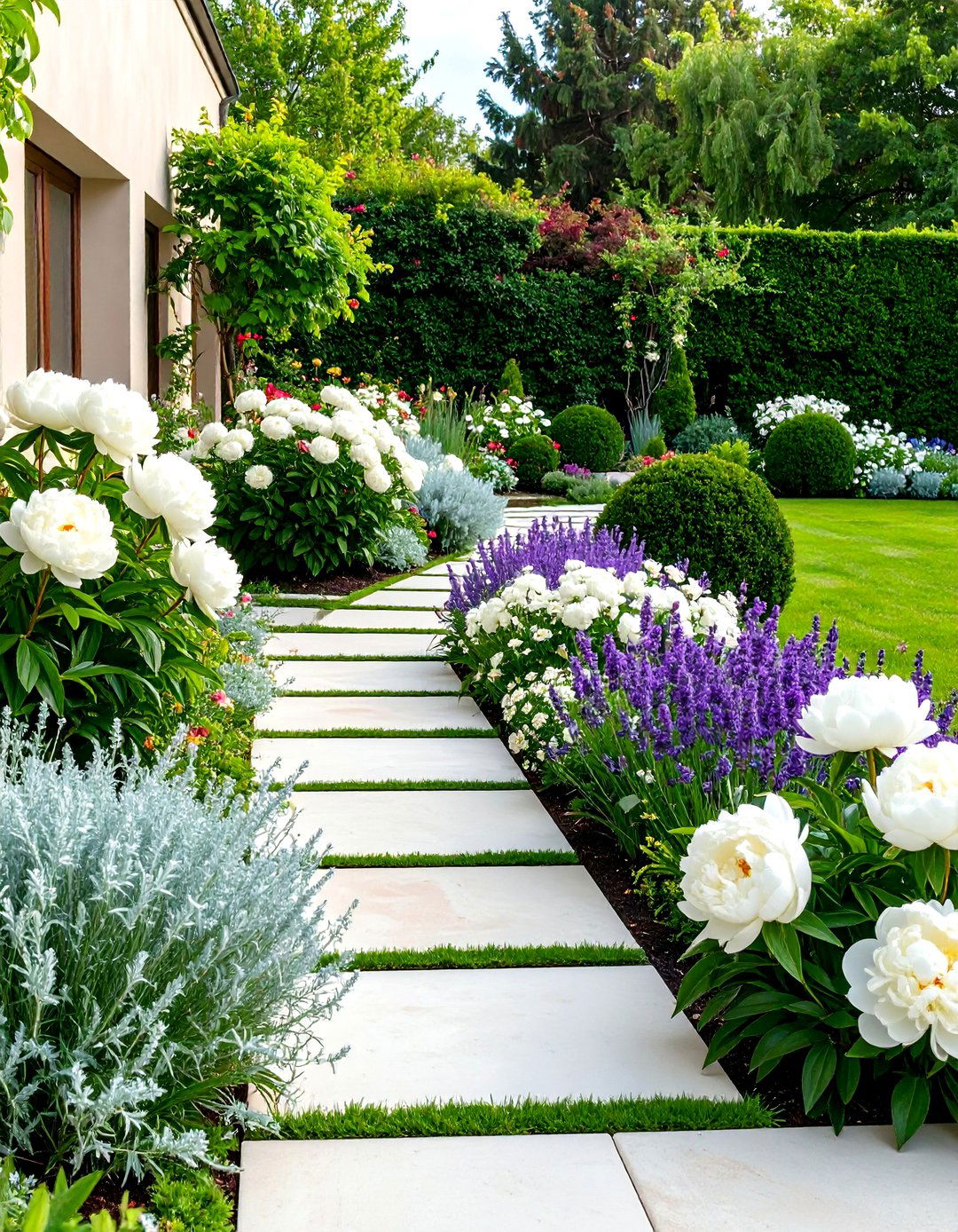 Formal Border Perennial Flower Bed - 20 Perennial Flower Bed Ideas