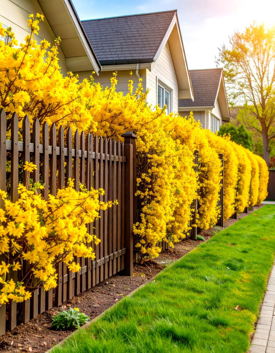 Forsythia Shrubs for Privacy - 20 Shrubs for Privacy