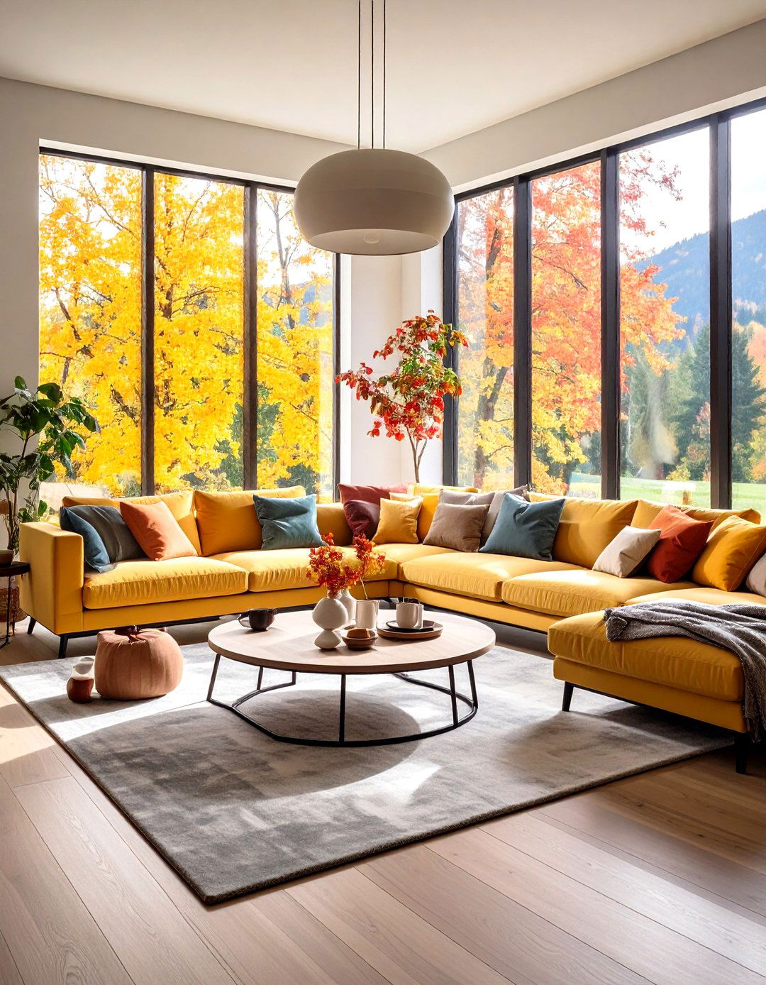 Foster Conversation with U Shaped Sectionals - 20 Sectional Living Room Ideas