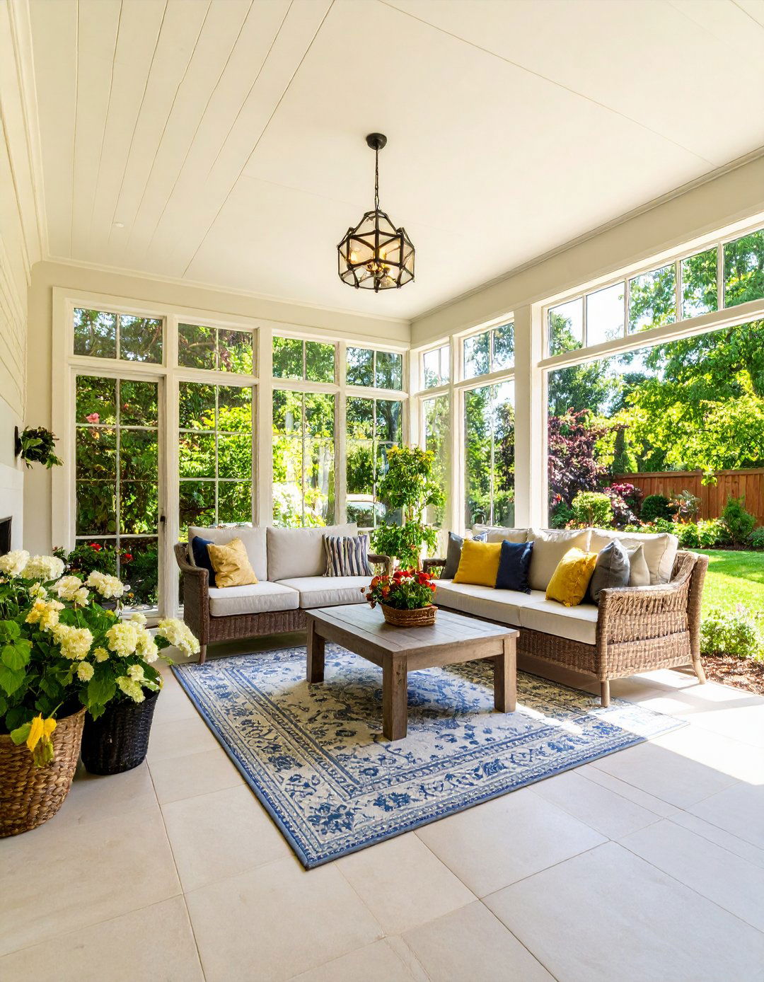 Four Season Sunroom Porch for Effortless Year Round Living - 20 Enclosed Porch Ideas