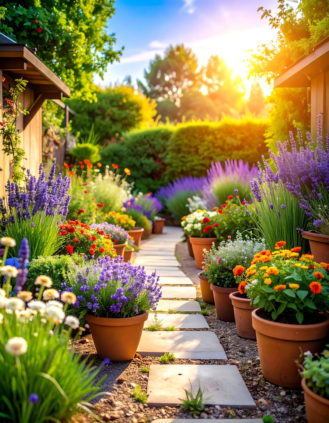 Fragrant Corner Garden Ideas With Pots for Sensory Gardens - 20 Corner Garden Ideas With Pots