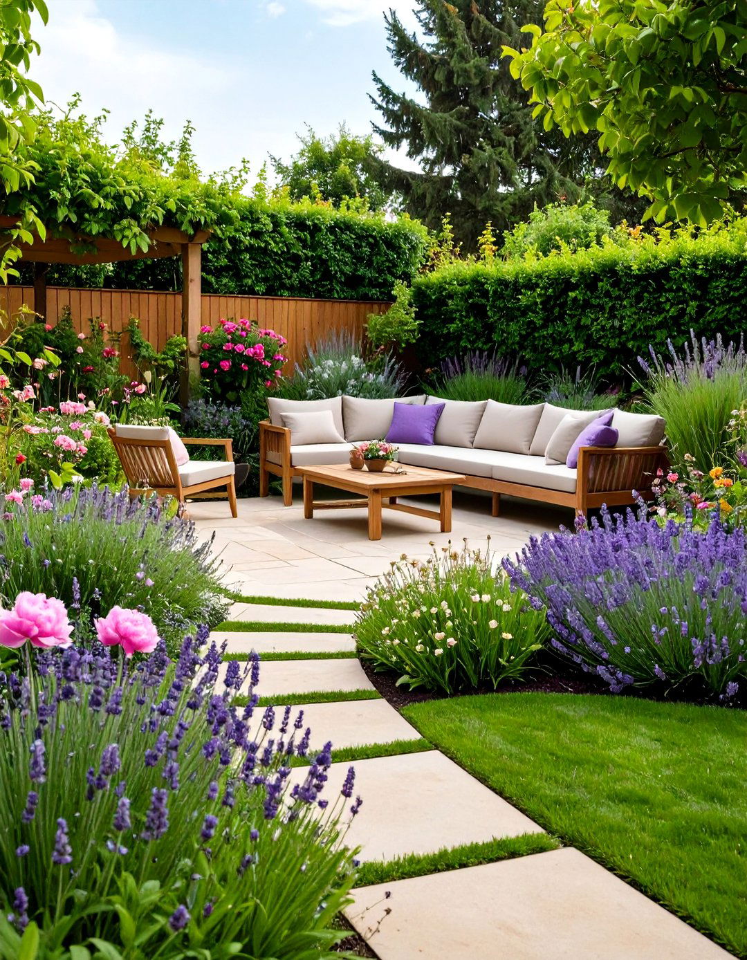 Fragrant Garden Perennial Flower Bed - 20 Perennial Flower Bed Ideas