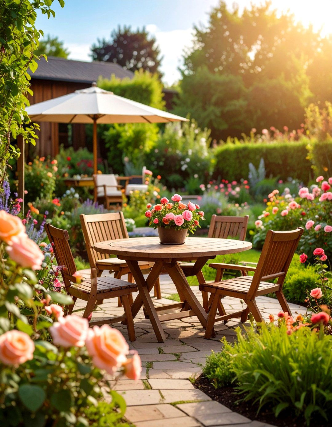 Fragrant Rose Sensory Garden - 20 Rose Garden Ideas