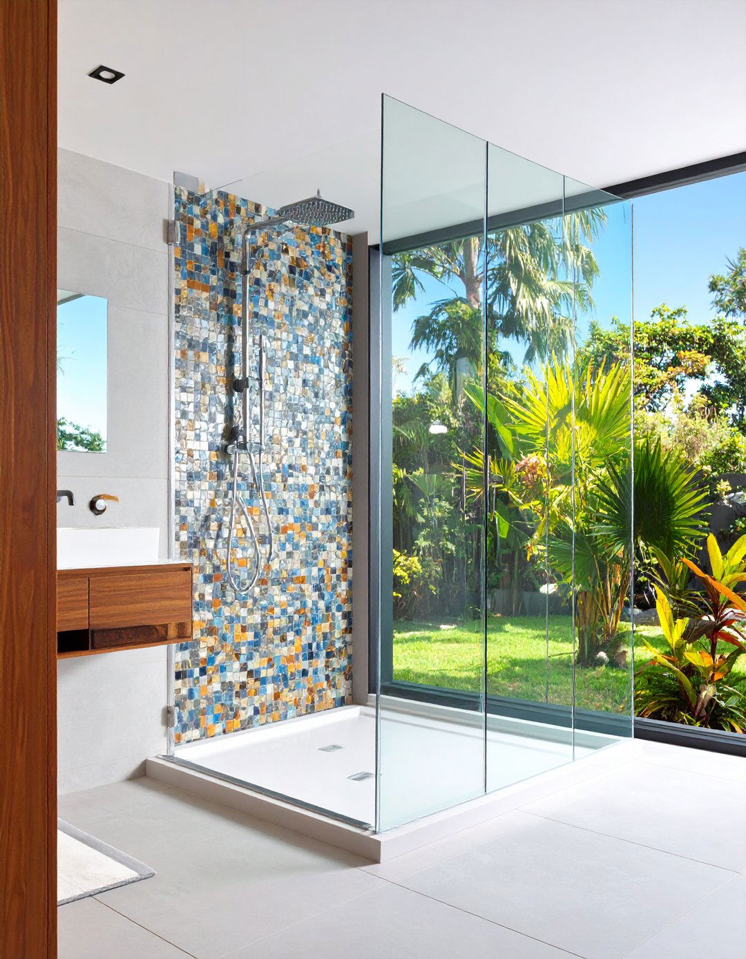 Frameless Glass Walk In Shower - 20 Bathroom Shower Ideas