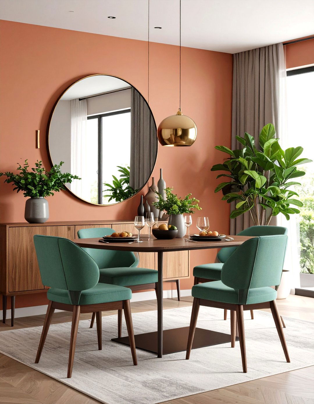 Frameless Minimalist Mirror - 20 Dining Room Mirror Ideas
