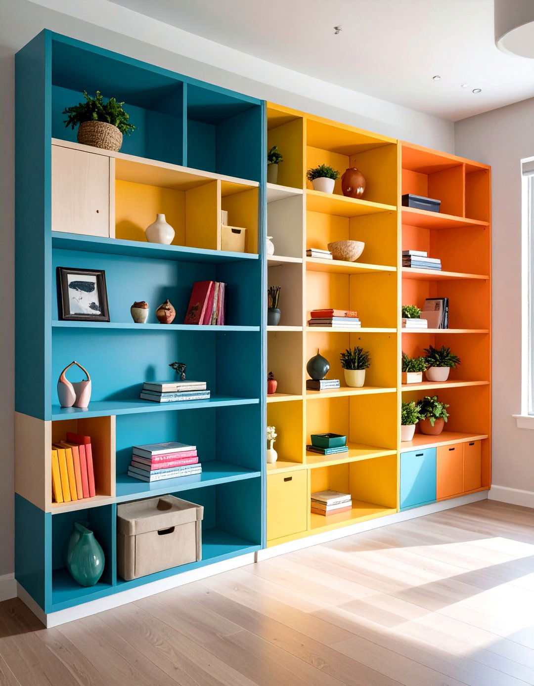 Free Standing Corner Shelf For Flexibility - 20 Corner Shelf Ideas