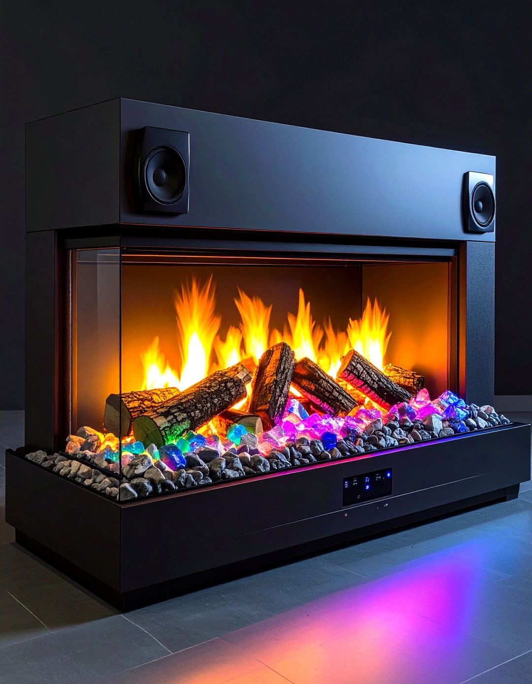 Freestanding Electric Fireplace - 20 Fireplace Ideas